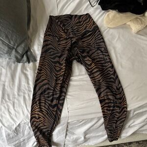 CHRLDR Black and Orange Patterned Leggings